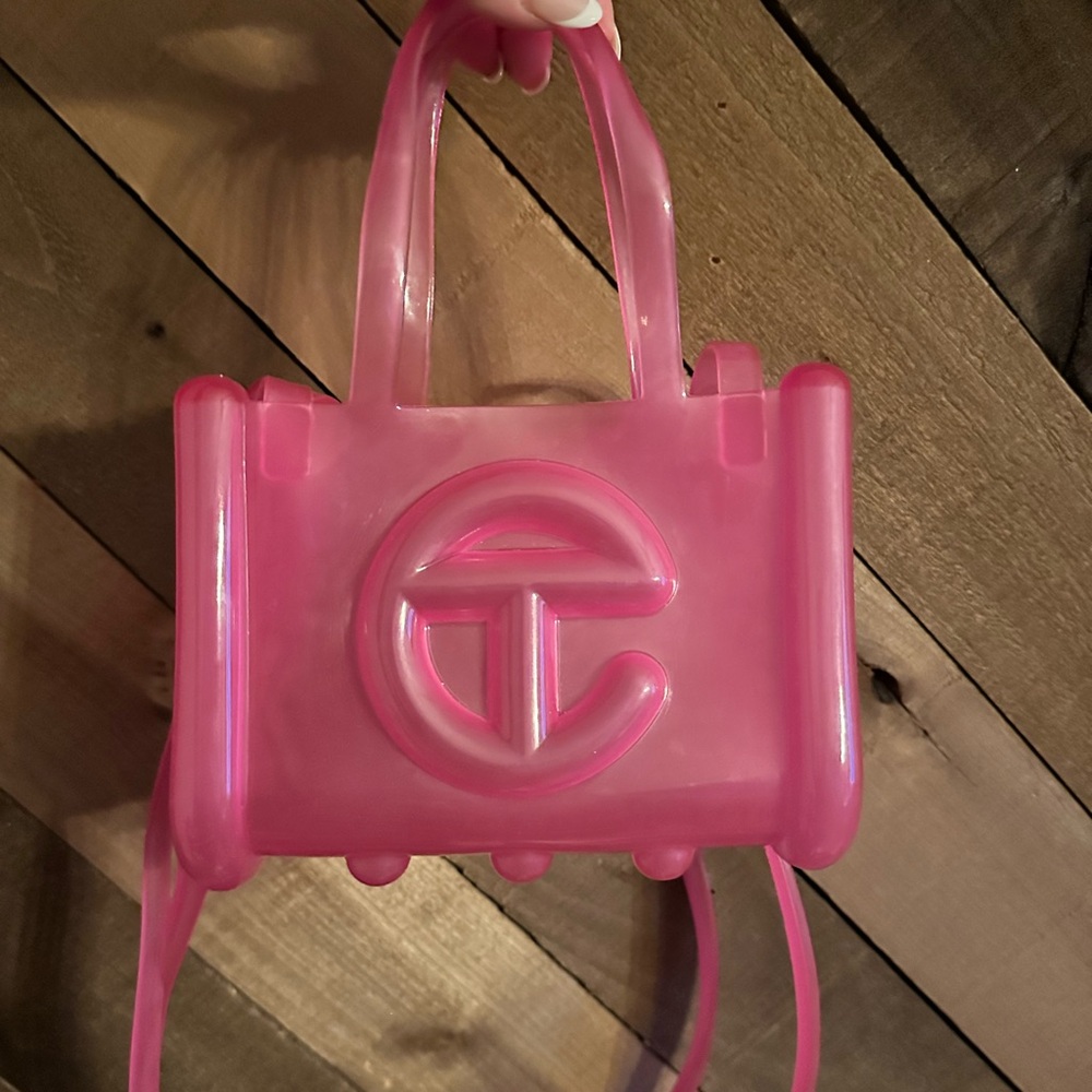 Melissa x Telfar Small Jelly Shopper in Pink